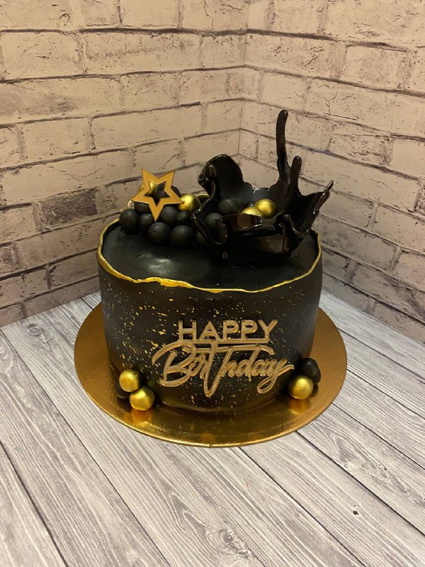 Торт шоколадный день рождения