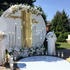 Фотозона золотая свадьба