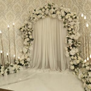 Фотозона цветочная свадьба