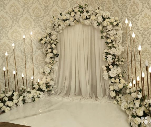 Фотозона цветочная свадьба